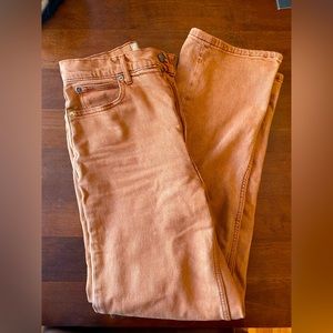 Everlane Way High Jean Rust Orange 27 Tall